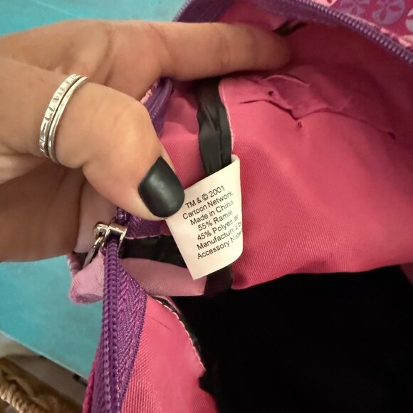 Vintage 2001 Y2K Powerpuff Girls Pink Mini Backpack Cartoon Network - Picture 11 of 11